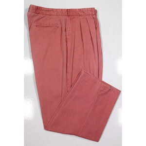 Nobby Clothes Shop Nantucket Light Washed Red Pleated Chino Khaki Pants 36x28